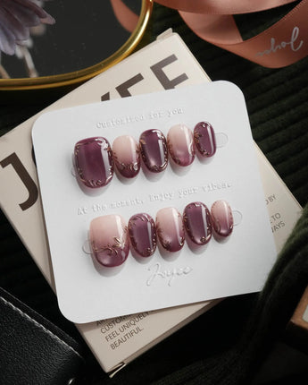 Plum Wine Extra Short Oval