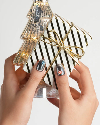 Pocket Universe press-on nails — Starry Silver & Mirror