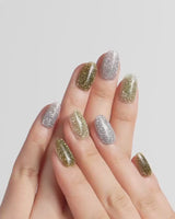 Moss Code nails — Vintage Olive Green & by Joyee Nails