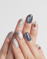 The Little Prince nails — Starry Blue & Milky by Joyee Nails
