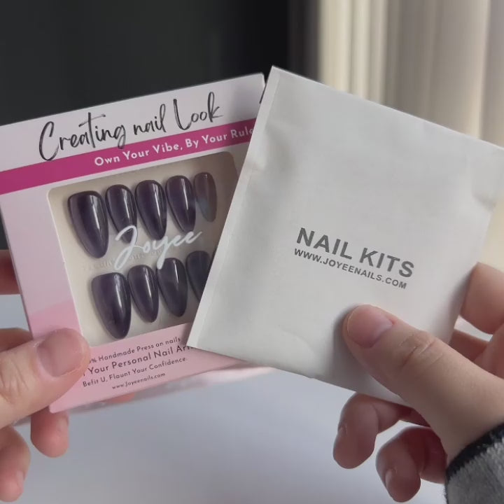 How to apply adhesive tabs press on nails?