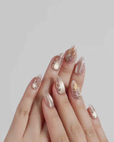 THE ASCENSION video of aurora Pegasus press-on nails with 3D iridescent wings
