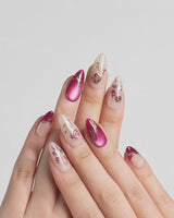 Sugar Thorn nails — Classic Rose Red, 3D by Joyee Nails