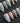 Renaissance fresco press on nails with painted angels, clouds and gold leaf