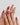 Retro Dot Medium Almond press on nails, handmade custom nails by Joyeenails