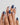 Sailor Dot Extra Short Almond press on nails, handmade custom nails by Joyeenails