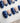 Sailor Dot Extra Short Almond press on nails, handmade custom nails by Joyeenails