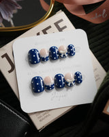 Sailor Dot Extra Short Squoval