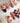 Santa Christmas press-on nails with candy and snowman details