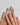 Sea Chrome Extra Short Almond press on nails, handmade custom nails by Joyeenails