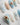 Shell Picking Short Almond press on nails, handmade custom nails by Joyeenails
