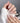 Short nude nails with soft dot design	