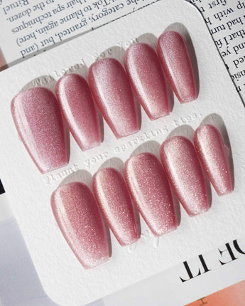 Soft Romance - Joyeenails - CE008 - XS / Medium Coffin