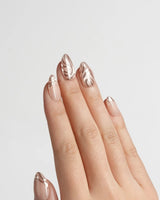 Solar Cycle nails — Icy Nude Pink & by Joyee Nails