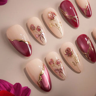 Espina de Azúcar press-on nails by Joyee Nails