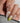 Sun Fossil Medium Almond press on nails, handmade custom nails by Joyeenails