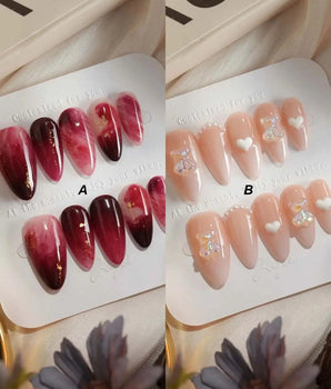 Sweet & Deep_2 - Joyeenails - BD012-XS / Short Almond