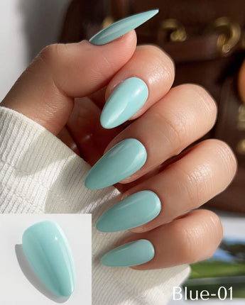 Custom Solid Color Nails press-on nails — Customizable Solid Color Nails handmade nail art by Joyee Nails