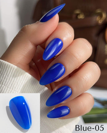 Custom Solid Color Nails press-on nails — Customizable Solid Color Nails handmade nail art by Joyee Nails