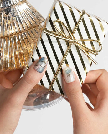 The Little Prince nails — Starry Blue & Milky by Joyee Nails