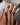 Tiger Eye Short Almond brown press on nails with brown cat eye handmade nail art - image 1
