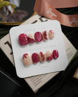 Velvet Flow extra short squoval press-on nails