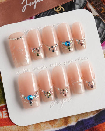 Wedding Rings nails — Gorgeous Royal Style, Colorful by Joyee Nails