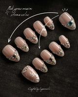 Wedding Rings nails — Gorgeous Royal Style, Colorful by Joyee Nails