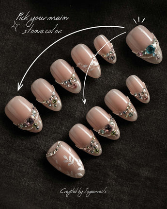 Wedding Rings nails — Gorgeous Royal Style, Colorful by Joyee Nails