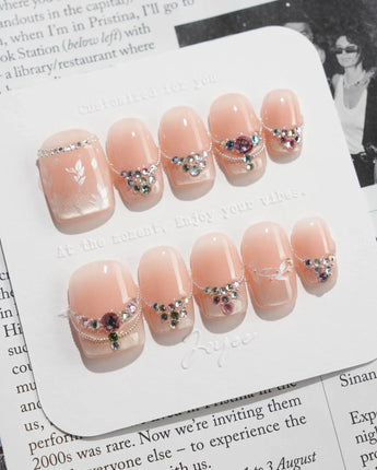 Wedding Rings nails — Gorgeous Royal Style, Colorful by Joyee Nails