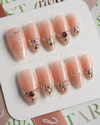Wedding Rings nails — Gorgeous Royal Style, Colorful by Joyee Nails