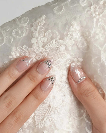 Wedding Rings press-on nails — Gorgeous Royal Style, Colorful